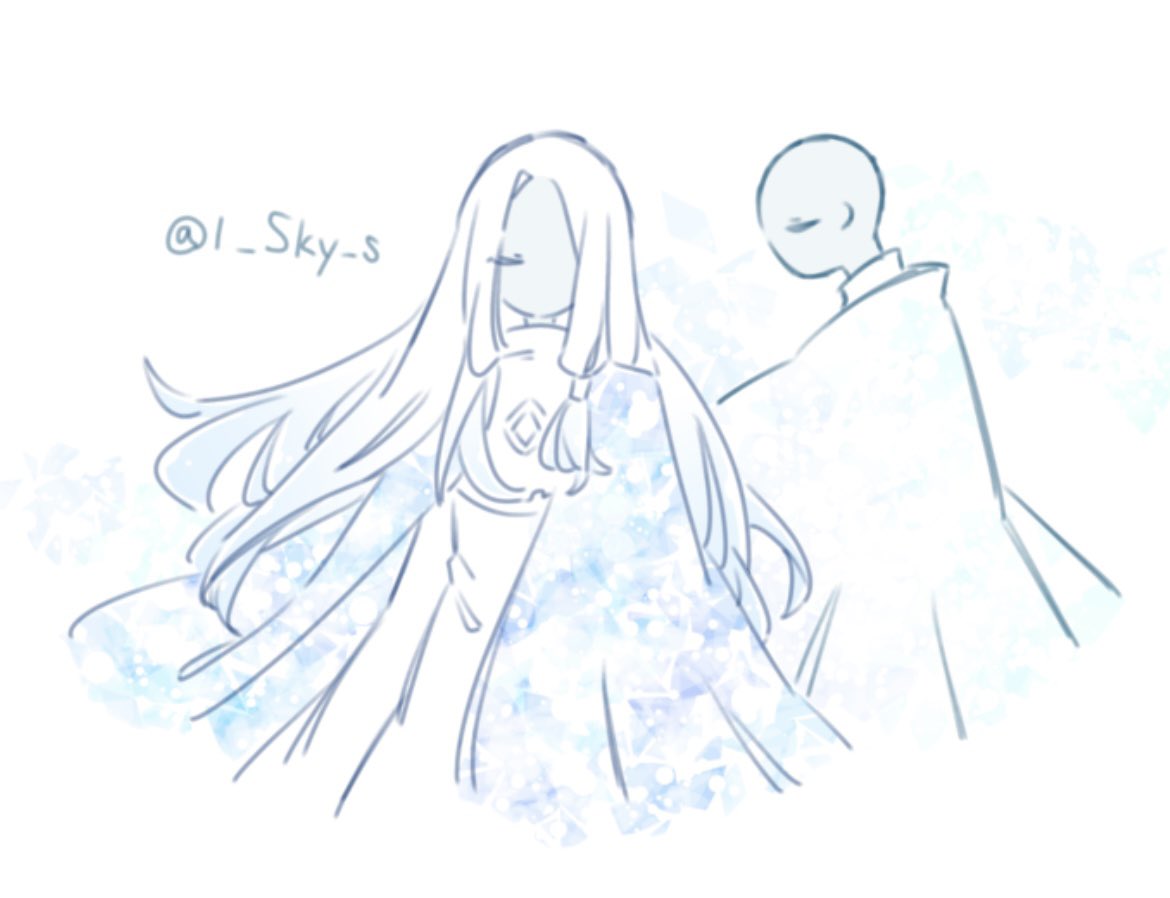 1_Sky_s's tweet photo. 青ケープ精霊と白ケープ精霊 https://t.co/w2kAFCbOhp