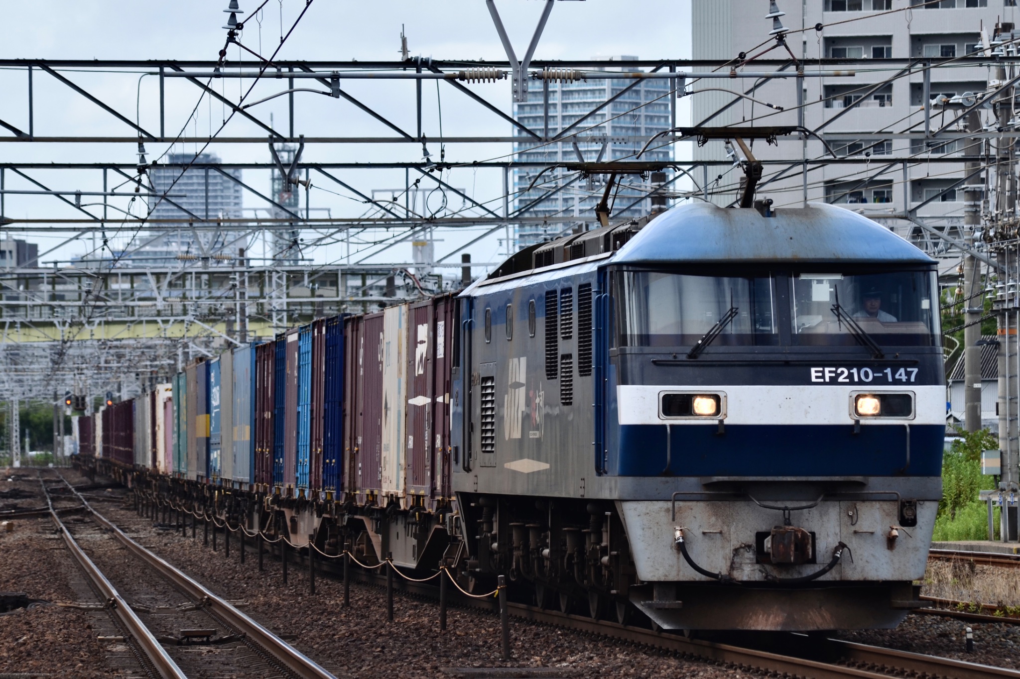 EF210とコキ107 TOMIX】コキ107（50周年記念19Dコンテナ）セット+単品