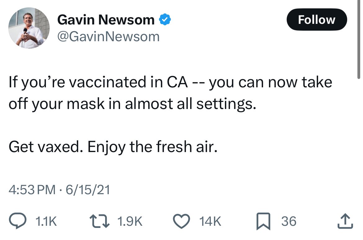 itsreallyleah's tweet image. Next time @GavinNewsom whines and moans about conservatives and Trump supporters, drop this post in his replies.