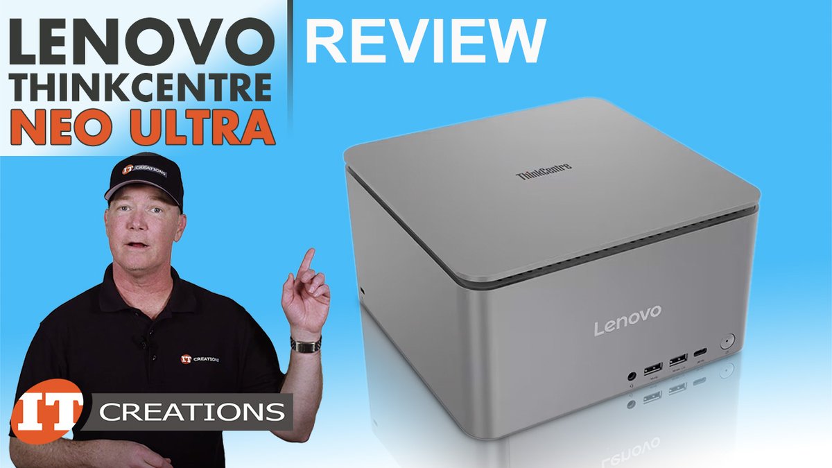IT_Creations's tweet image. Wondering if the @Lenovo #ThinkCentre neo Ultra is up to the task? Core I series CPU, up to 64GB of memory, optional NPU, and NVIDIA RTX 4060 GPU! Check out our @YouTube video!
youtu.be/hi3s_O2FmxQ