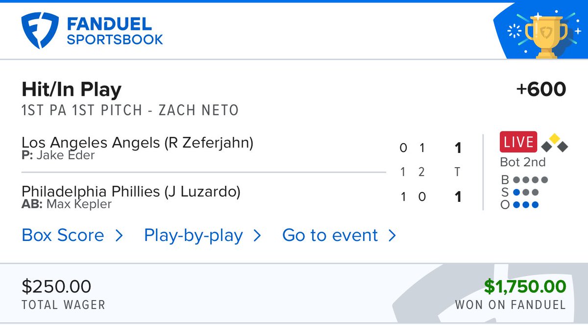 onlyparlays's tweet image. Shoutout to @trigrdanX for the play 👊

#FirstPitchFriday is off to a hot start 🔥