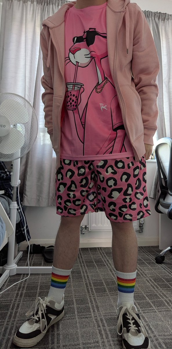 James_Ashton22's tweet photo. Pink Panther outfit back out again for another Pride!! π©·
#NewcastlePride tomorrow! https://t.co/hyA02F1zh2