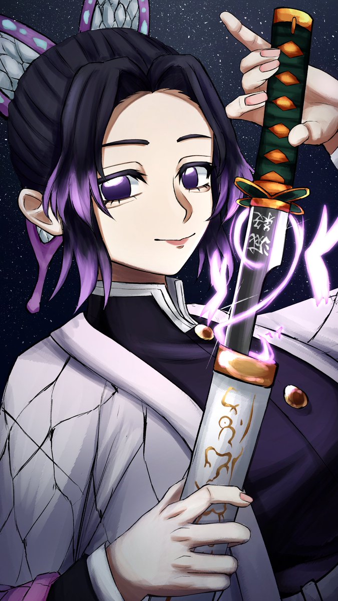 bandwagonnnnn's tweet image. #100日チャレンジ #DemonSlayer #鬼滅の刃 
day  79  kochou shinobu / 胡蝶しのぶ