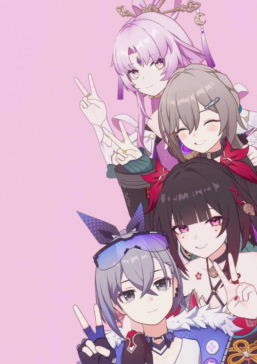 🐺🎭🀄️🔮
#silverwolf #sparkle #qingque #fuxuan