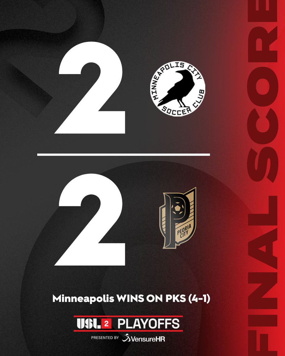The Crows keep flying 🐦‍⬛

<a href="/mplscitysc/">Minneapolis City SC</a> advances to the Round of 16!