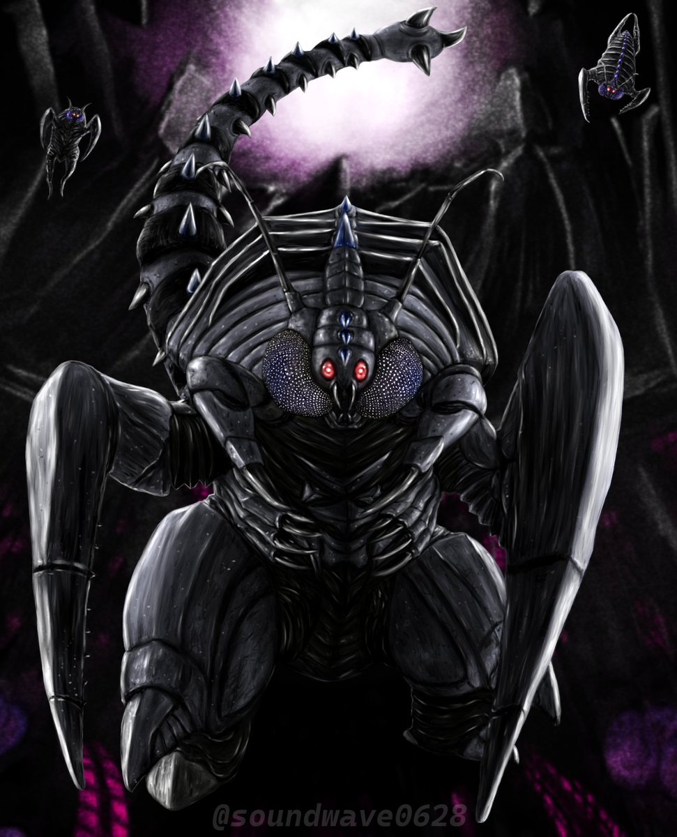 宇宙甲獣ヴァグセクトを描きました。 #ウルトラマンオメガ #UltramanOmega