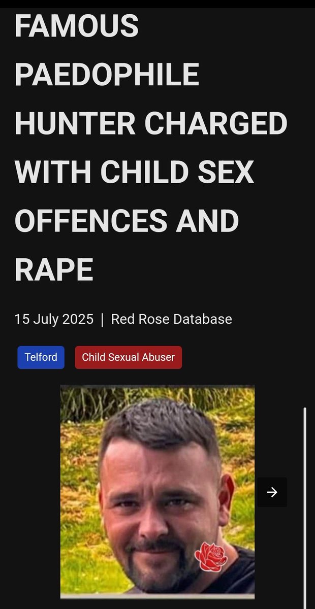 in_bloke's tweet image. "FAMOUS PAEDOPHILE HUNTER CHARGED WITH CHILD SEX OFFENCES AND RAPE."
Matthew Gilbert, known by the alias Lukie Young has been charged with multiple offences.