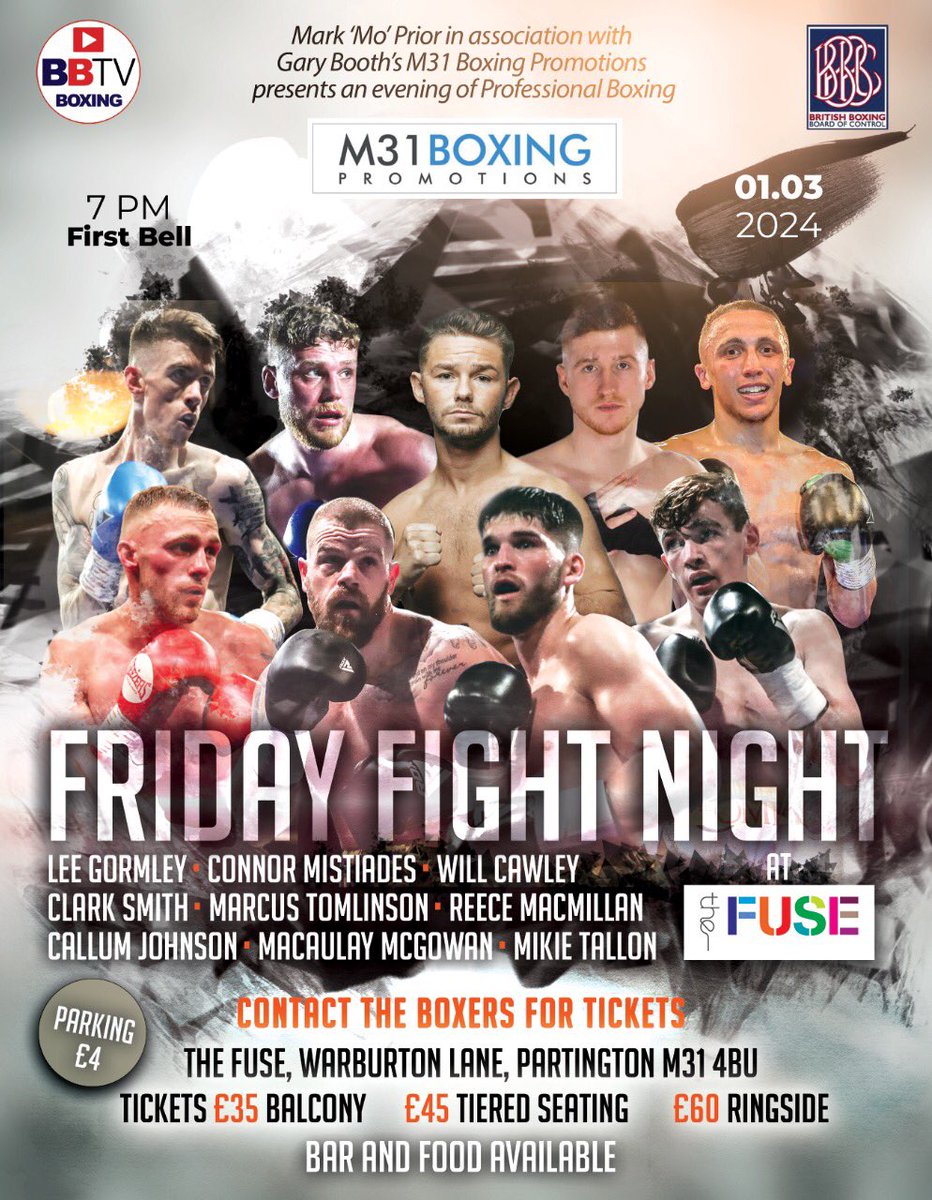 Some of our previous shows ..
@garyboothsnr