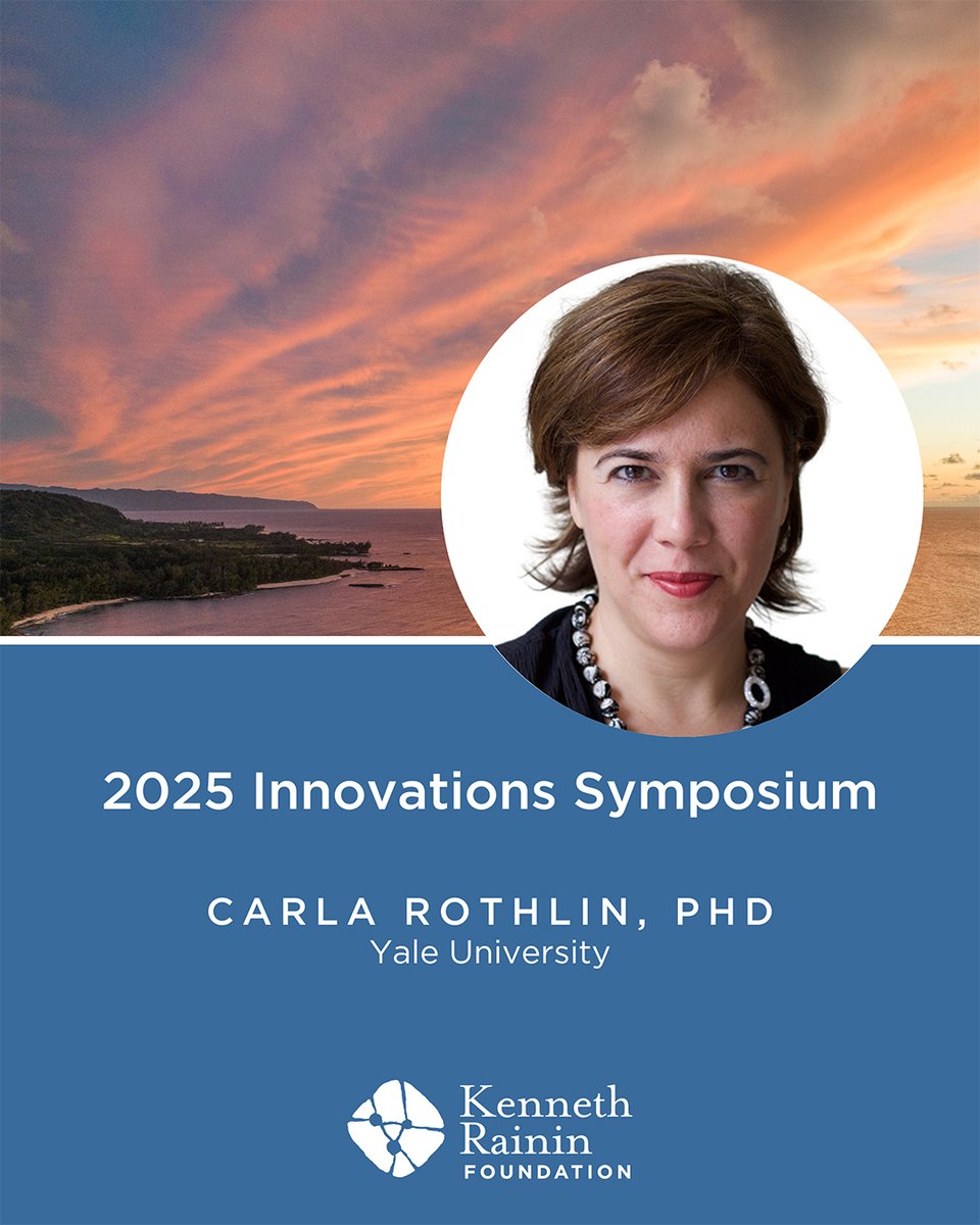 KR_Foundation's tweet image. Dr. Carla Rothlin of @YaleMed is presenting on decoding the response to cell death in the gut. #InnovationsSymposium2025