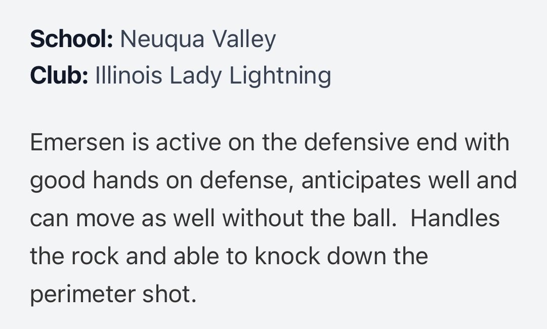 Emersen McManis (@emersenmcmanis) on Twitter photo Thanks for the kind words <a href="/JDabbs86/">Jim Dabbelt</a> ! I had a great time this morning at the <a href="/SheHoopsBball/">She Hoops Basketball</a> showcase! <a href="/LadyLightningIL/">IL Lady Lightning</a> <a href="/NVHS_GirlsBball/">Neuqua Girls Basketball</a> <a href="/trueballnation/">Stan Stewart</a> <a href="/pgh_lisa/">PrepGirlsHoopsLisa</a> <a href="/PGHByron/">Byron Xerxes Livsey</a> <a href="/PGHIllinois/">Prep Girls Hoops Illinois</a> Thanks for the kind words <a href="/JDabbs86/">Jim Dabbelt</a> ! I had a great time this morning at the <a href="/SheHoopsBball/">She Hoops Basketball</a> showcase! <a href="/LadyLightningIL/">IL Lady Lightning</a> <a href="/NVHS_GirlsBball/">Neuqua Girls Basketball</a> <a href="/trueballnation/">Stan Stewart</a> <a href="/pgh_lisa/">PrepGirlsHoopsLisa</a> <a href="/PGHByron/">Byron Xerxes Livsey</a> <a href="/PGHIllinois/">Prep Girls Hoops Illinois</a>