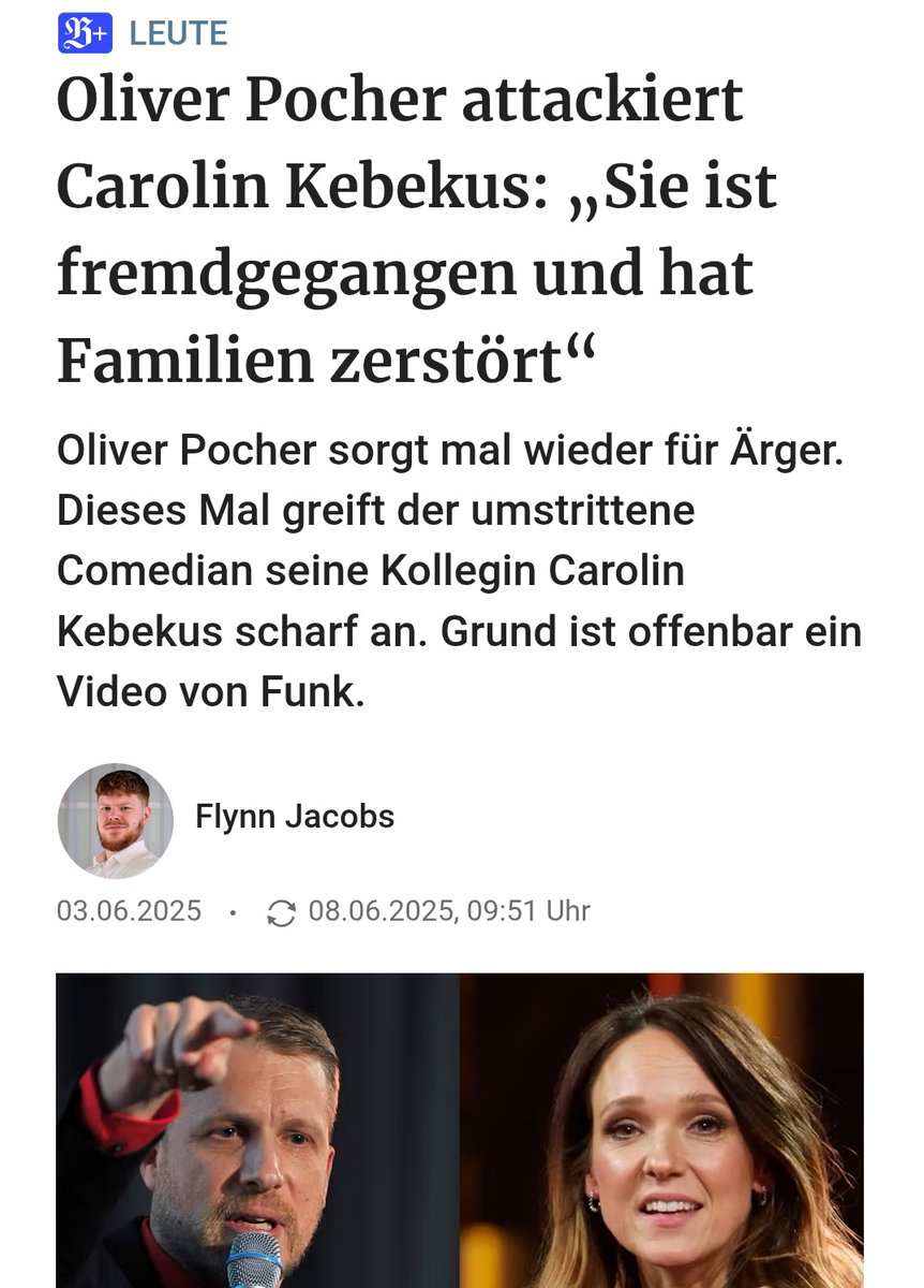 Intern natürlich alles lange bekannt.  Warum schweigen all die anderen Medien eigentlich dazu ? 👀
#metoo #kebekus #ehebrecherin #spendenbetrug #perfide