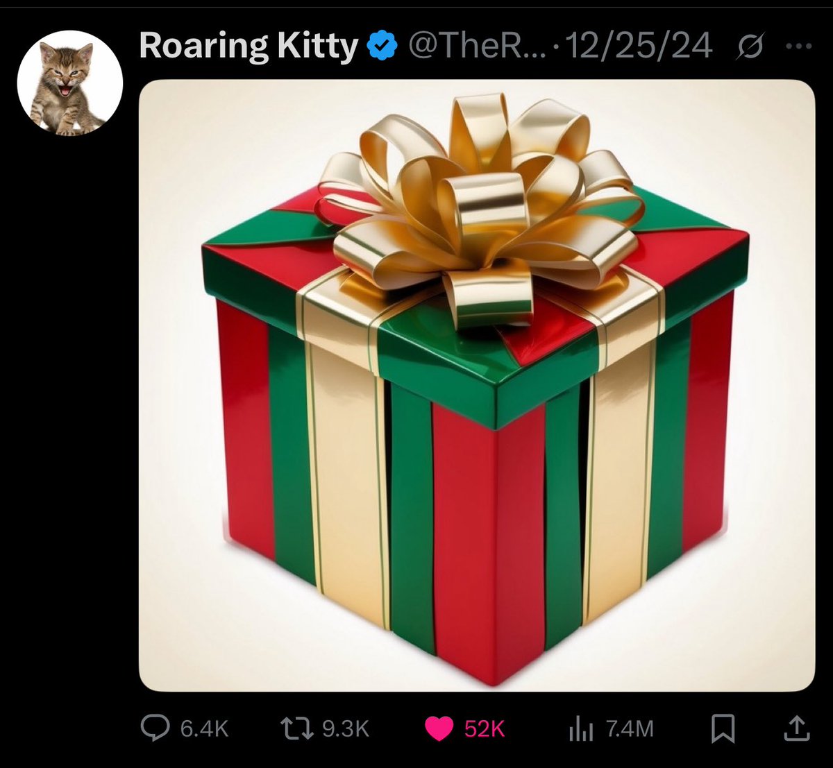 No_Pie_2109's tweet image. Thanks to $WOLF I also know what’s in @TheRoaringKitty box!
“Existing Equity Interests are receiving a recovery as a gift from the applicable creditors.”
Wen #BBBYQ gifting? 🤭🥳😈💥🍻