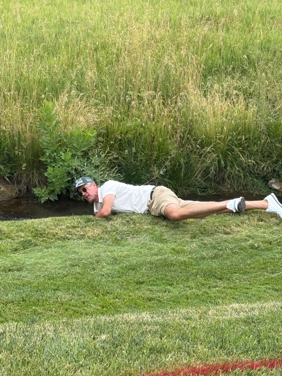 tjparker's tweet image. Good round this morning with @bryce (repping the @tbpn hat). And great news, he found the Kirkland ball.