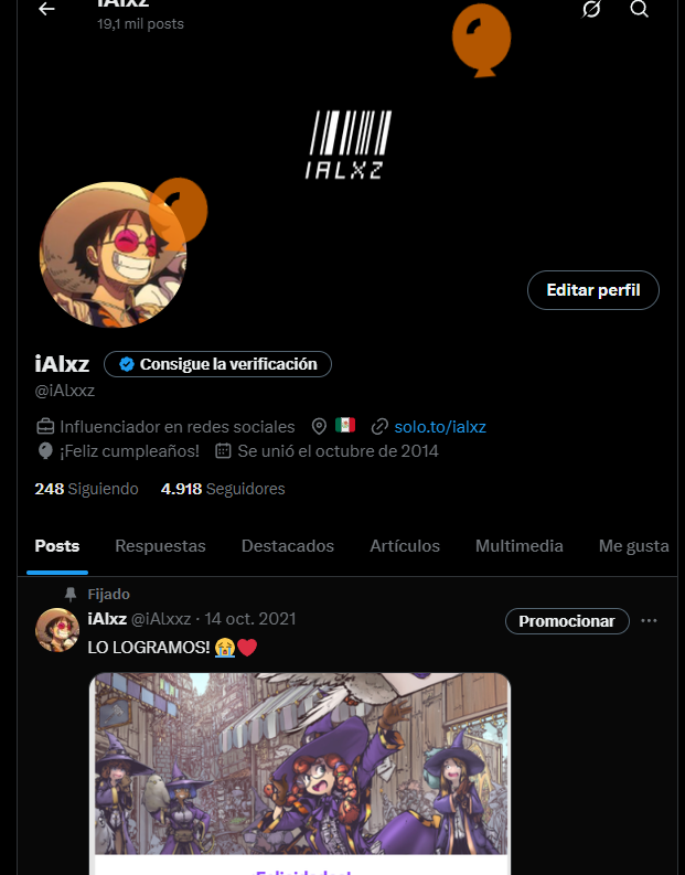 22 añitos la criatura