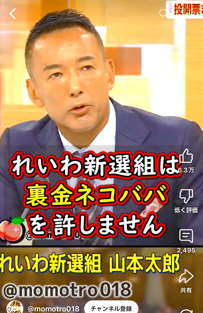 SHINGO3939's tweet image. 山本太郎『れいわ新選組は裏金ネコババを許さない。裏金議員は自首辞職しろ。企業団体献金は悪だ。大企業減税の穴埋めで消費税増税、非正規拡大、低賃金外... youtube.com/shorts/-ykSQMG… @YouTubeより