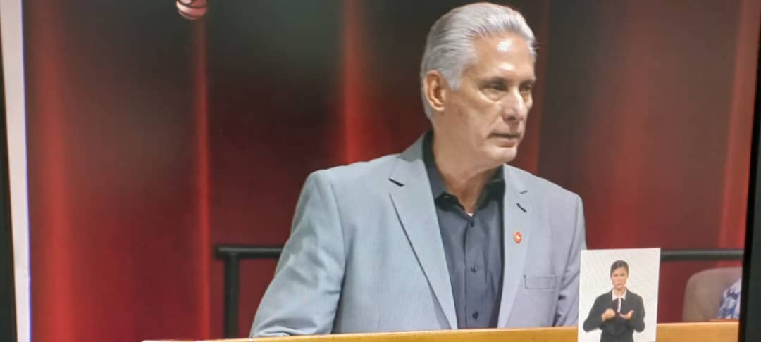 Onelio Castillo Corderí (@oneliocc) on Twitter photo #Cuba Primer Secretario <a href="/PartidoPCC/">Partido Comunista de Cuba</a> y Presidente de la República, <a href="/DiazCanelB/">Miguel Díaz-Canel Bermúdez</a>, afirma en <a href="/AsambleaCuba/">Asamblea Nacional Cuba</a> que la Revolución Cubana tiene un carácter auténtico y genuino, y no es un accidente de la historia #CubaEstáFirme #PoderPopular #CubaLegisla #Cuba Primer Secretario <a href="/PartidoPCC/">Partido Comunista de Cuba</a> y Presidente de la República, <a href="/DiazCanelB/">Miguel Díaz-Canel Bermúdez</a>, afirma en <a href="/AsambleaCuba/">Asamblea Nacional Cuba</a> que la Revolución Cubana tiene un carácter auténtico y genuino, y no es un accidente de la historia #CubaEstáFirme #PoderPopular #CubaLegisla
