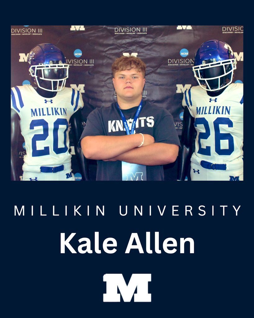 Kale (@kale_allen52) on Twitter photo Thank you to <a href="/CoachJCatanese/">J Catanese</a> and the Millikin staff for the opportunity to come out to <a href="/MU_BigBlueFB/">Millikin Football</a> for a great visit! <a href="/NorthviewFball/">Northview Football</a> #GoBlue Thank you to <a href="/CoachJCatanese/">J Catanese</a> and the Millikin staff for the opportunity to come out to <a href="/MU_BigBlueFB/">Millikin Football</a> for a great visit! <a href="/NorthviewFball/">Northview Football</a> #GoBlue
