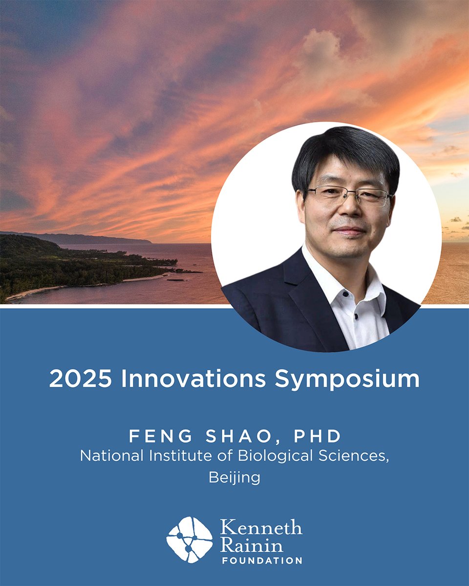 KR_Foundation's tweet image. Dr. Feng Shao of the National Institute of Biological Sciences, Beijing, is showcasing research on the ADP-heptose/ALPK1 innate immune pathway in IBD and cancer immunity. #InnovationsSymposium2025