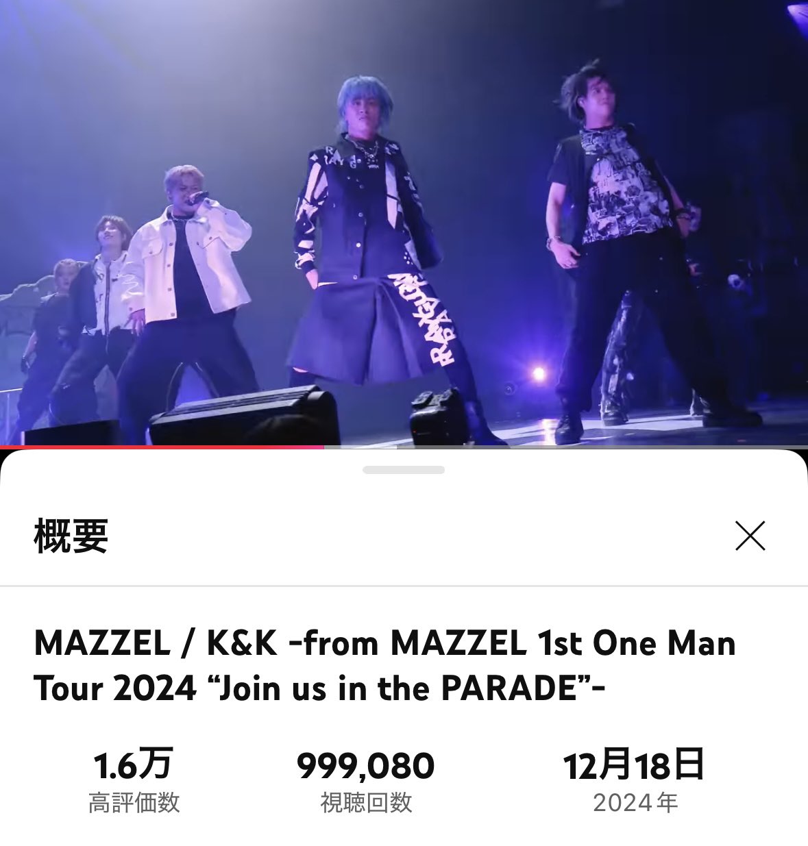 K-POP・アジア MAZZEL 1st One Man Tour DVD鑑賞】MAZZEL 1st One Man Tour 2024 “Join us in the PARADE
