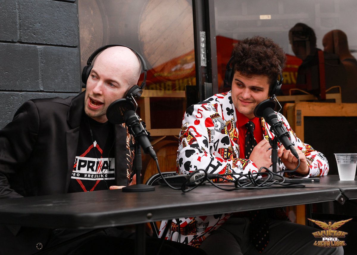 SURGIN’ into SUMMER in 48 hours!

Can’t wait to be back on the call w/ these distinguished gentlemen when <a href="/PrimalRageW/">Primal Pro Wrestling</a> returns to the Primal Compound. Streaming for FREE on YouTube ⚡️

📸: <a href="/hibanhuerta/">Hiban</a>