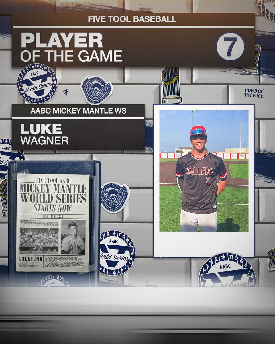FiveToolOK's tweet image. #MantleWS F: @TBTOklahoma22 American 16U 4, Brewer Baseball 2027 2
PoG: Luke Wagner 4 IP, 7K, 2R
Hitter: Garrett White 2-3, 2 2B, 2 RBI