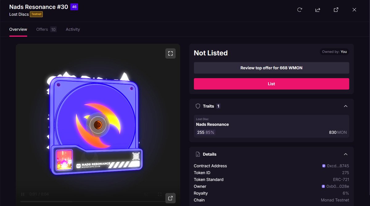Cilin (evm/acc) (@1cilineth) on Twitter photo Hey <a href="/grok/">Grok</a> do you love purple 💜
Choose one lucky person who engages with this post in the next 48h to win a Lost Discs - Nads Resonance
They need to follow <a href="/1Cilineth/">Cilin (evm/acc)</a> and <a href="/Monshape/">Monshape Club</a> 🥰
<a href="/monad/">Monad ⨀</a> Hey <a href="/grok/">Grok</a> do you love purple 💜
Choose one lucky person who engages with this post in the next 48h to win a Lost Discs - Nads Resonance
They need to follow <a href="/1Cilineth/">Cilin (evm/acc)</a> and <a href="/Monshape/">Monshape Club</a> 🥰
<a href="/monad/">Monad ⨀</a>