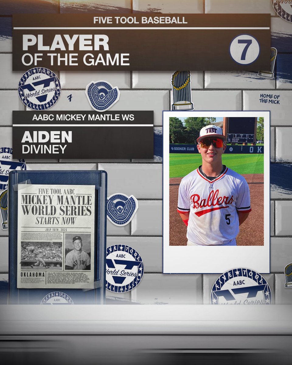 #MantleWS F: <a href="/TBTTexas/">TBT Texas Baseball</a> 16U Scout 10, Alamo Drillers 2027 7
PoG: <a href="/AidenDiviney/">Aiden Diviney</a> 3-4, RBI
