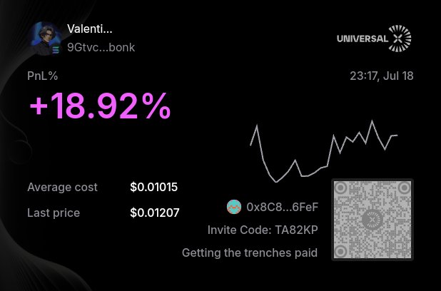 Megalodon 9491 (@megalodon9491) on Twitter photo No matter how big or small your gainz, or even losses, you can earn $PARTI Diamonds Diamonds 💎 on <a href="/UseUniversalX/">UniversalX</a> Season 1. For a potential upcoming airdrop!
One wallet & multi-chain
EVM & Sol
No bridging, just buy & sell
Collect Diamonds 💎 with every trade! No matter how big or small your gainz, or even losses, you can earn $PARTI Diamonds Diamonds 💎 on <a href="/UseUniversalX/">UniversalX</a> Season 1. For a potential upcoming airdrop!
One wallet & multi-chain
EVM & Sol
No bridging, just buy & sell
Collect Diamonds 💎 with every trade!