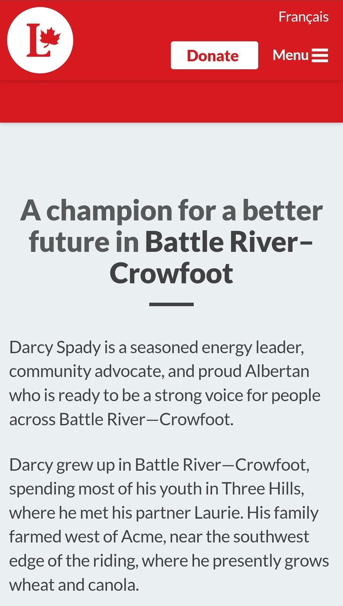 harryt59_harry's tweet image. The liberal candidate for Battle River-Crowfoot has a very impressive resume.
Lived and worked in the area is whole life.