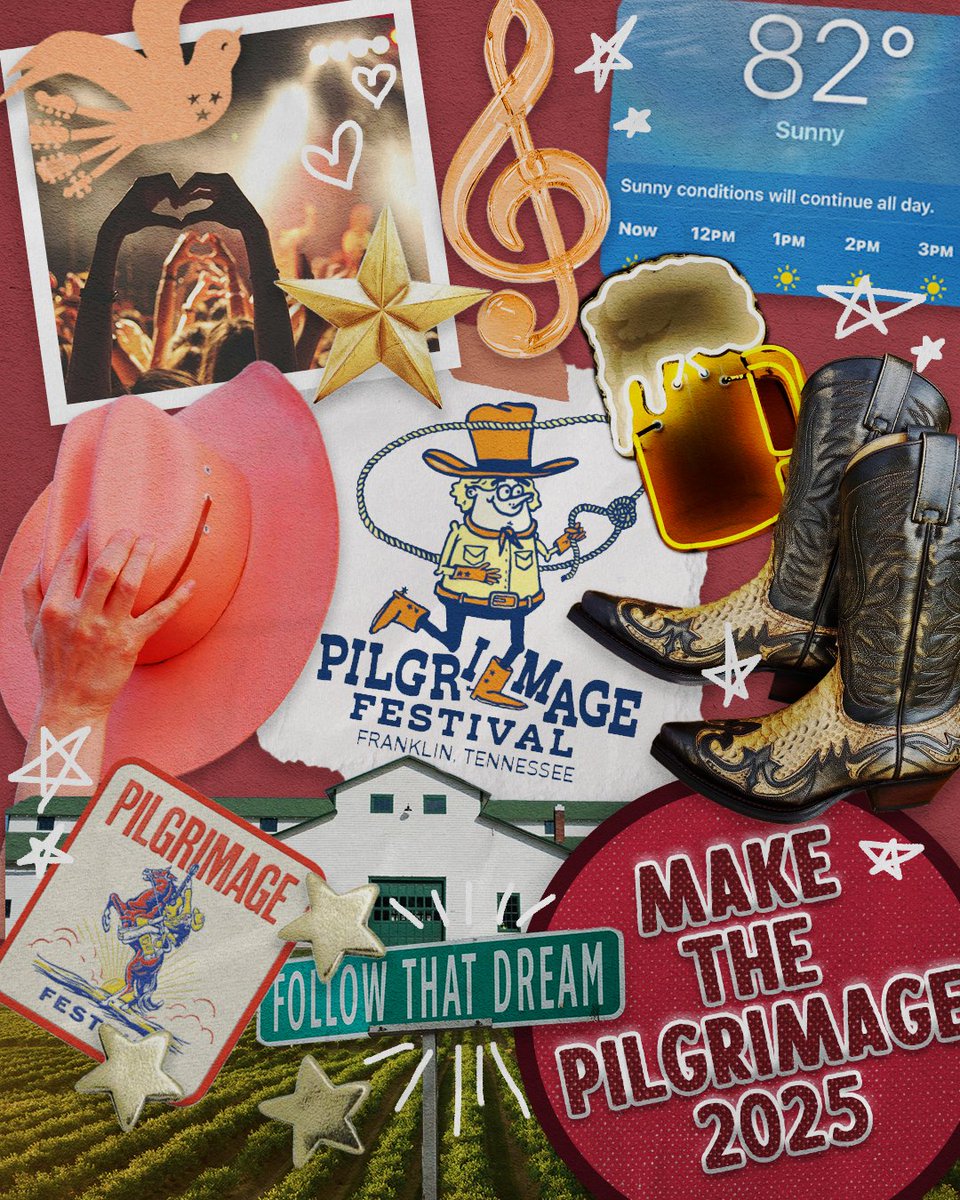 What’s on your Pilgrimage vision board? ✨