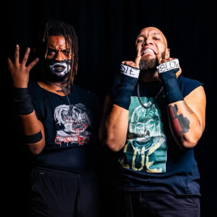 BorrachoProATX's tweet image. TALENT ANNOUNCEMENT: Kamikaze Kliq will enter the Vortex on 8/3! Lue and Mo have proven themselves to be one of the most dominant and feared tag teams in Texas. The question is, does the Mystery Vortex bless them with a title shot? Find out live: ticketleap.events/tickets/borrac…