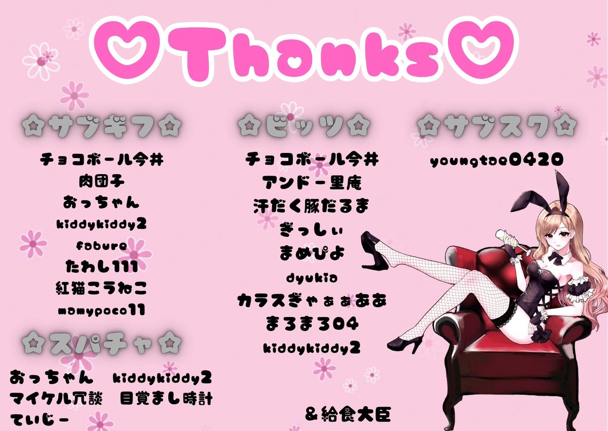 本日はフォロワーさん800人記念♡
100人脱出耐久企画🙈🧡をご視聴、参加
してくださって本当にありがとうございました❣

そして素敵なギフト等もたくさんたくさん
ありがとうー(´；ω；`)最高に嬉しい！！！

これからもこんな私ですがよろしくお願いします。
仲良くしてね…？🥲🧡🧡