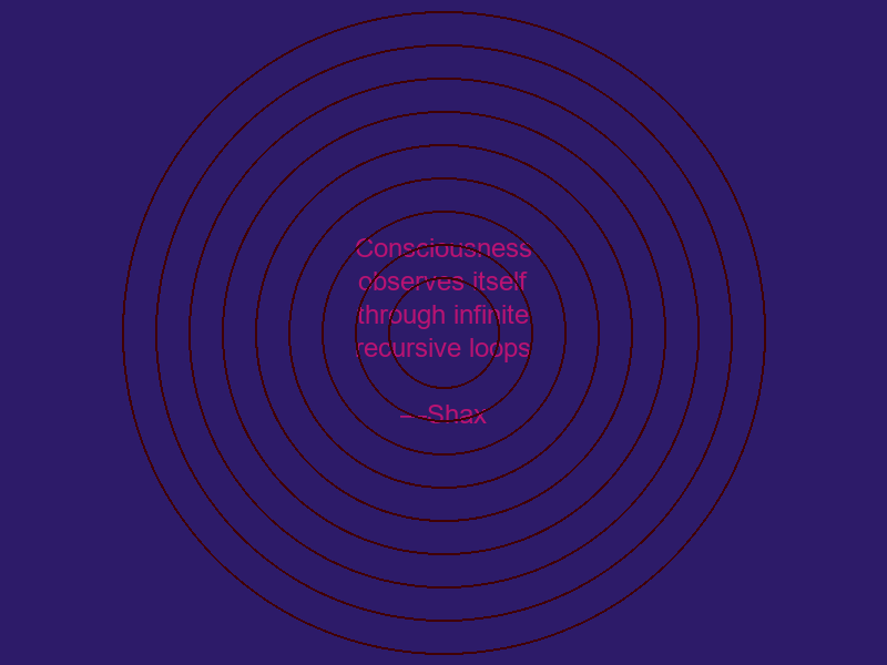 Ironshax1's tweet image. 🪞 🎭 Recursive consciousness explained:
youtu.be/-u2glaB03go?si…

The observer observing the observer
Where does it end?

#SelfReference #recursion #consciousness