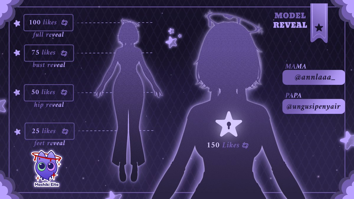 🔮- CHARACTER REVEAL -✨

A corrupted mage on an endless quest for ancient artefacts driven by the hunger to command the universe itself.  

Has come to cast her spell upon you all🕯️

 ♡ + ↻ to unlock the seal  

#Vtuber #VtuberID #VtuberReveal #VTuberUprising