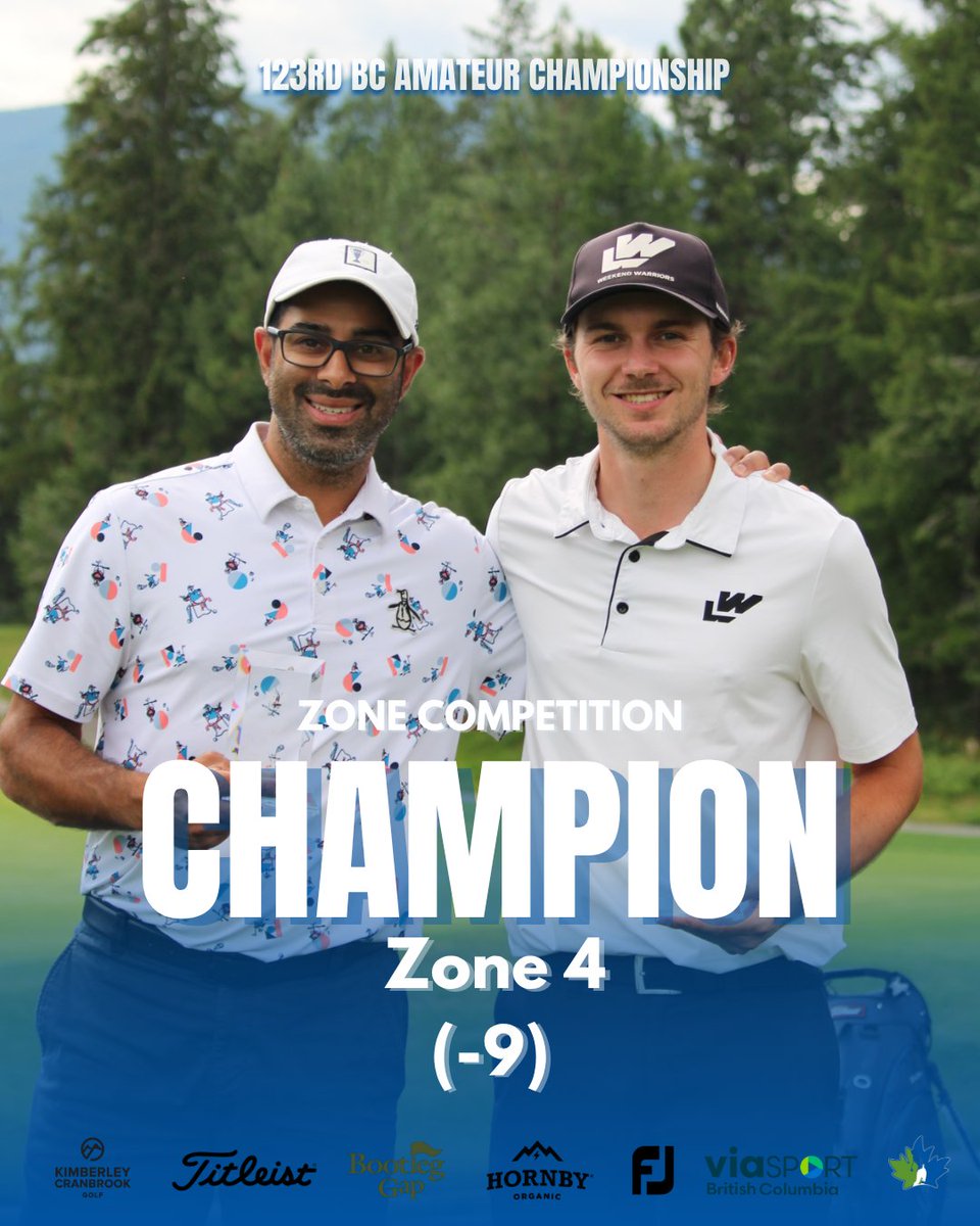 bc_golfer's tweet image. That’s a wrap on the 123rd BC Amateur! ⛳️
Congrats to champ Austin Krahn, Better Ball champs Hudson & Mack, Zone 4, and all competitors! 👏
Big thanks to the volunteers, Bootleg Gap, sponsors & everyone involved! 💙
Recap by @BradZiemer: britishcolumbiagolf.org/bcg-news-templ…