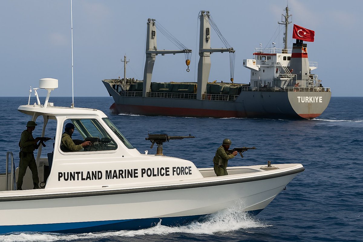 CirkaWSNews's tweet image. 🚨 LATEST UPDATE: Puntland Seizes Turkish-Owned Arms Ship Bound for Mogadishu
PUNTLAND — In a dramatic development today, Puntland Maritime Police have seized the vessel Sea World, registered in the Comoros Islands and believed Turkish-owned, near Bareeda. The ship was…