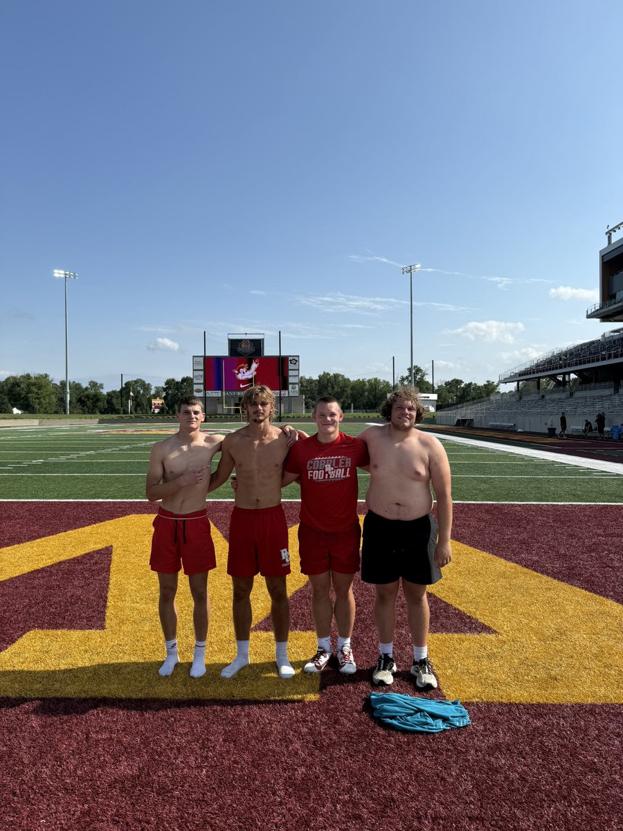 Weiland Benbo 26' RB/LB/FB (@weiland_benbo) on Twitter photo Great camp!! Thank you again <a href="/NSUWolves_FB/">Northern State Football🐺 🏈</a> for the invite and the chance to compete and get better!
Thank you <a href="/NSUCoachSchmidt/">Mike Schmidt</a> for the coaching and helping me get better! Thankful for the opportunity! <a href="/RC_CentralFB/">Rapid City Central Football</a> <a href="/CoachColpitts/">Brandon Colpitts</a> Great camp!! Thank you again <a href="/NSUWolves_FB/">Northern State Football🐺 🏈</a> for the invite and the chance to compete and get better!
Thank you <a href="/NSUCoachSchmidt/">Mike Schmidt</a> for the coaching and helping me get better! Thankful for the opportunity! <a href="/RC_CentralFB/">Rapid City Central Football</a> <a href="/CoachColpitts/">Brandon Colpitts</a>