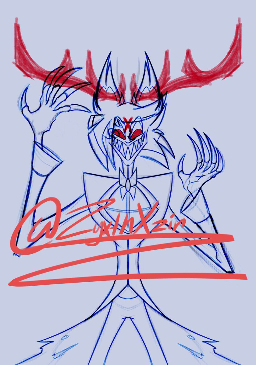 ZyxthXzin's tweet image. " Next To Die! "
#Alastor
#HazbinHotelFanart
#HazbinHotelAlastor