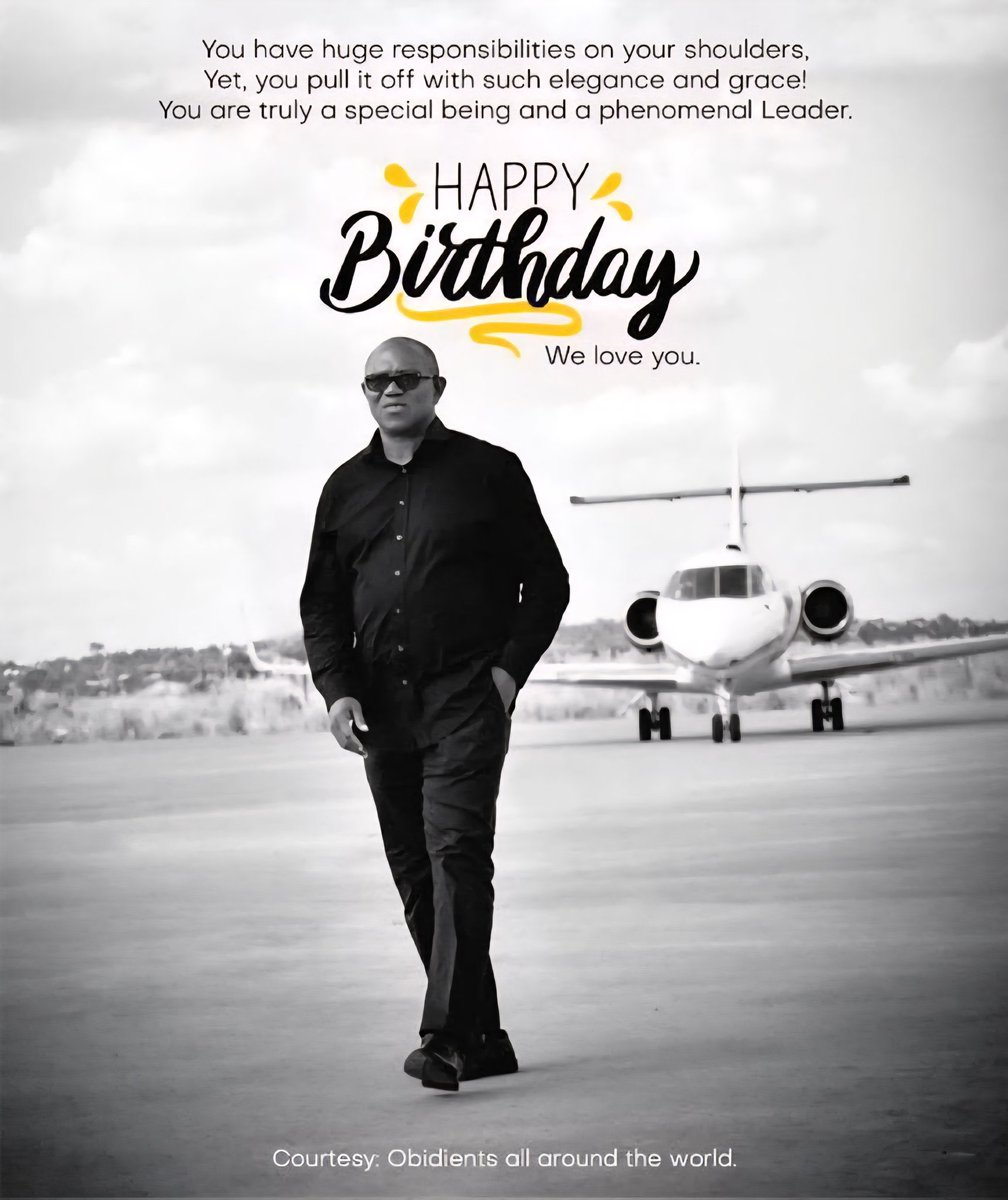 PearlyBold's tweet image. Happy birthday 001.
May God give his angels charge over, they will continue to bear you up in their hands. No evil shall come near you. You will fulfill your destiny of leading this country to a prosperous part. God bless you sir @PeterObi