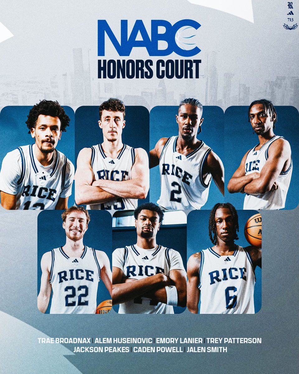 RiceMBB's tweet image. Doing work on the court and in the classroom!
📰 » riceowls.co/NABCHonorsCour…
#GoOwls👐