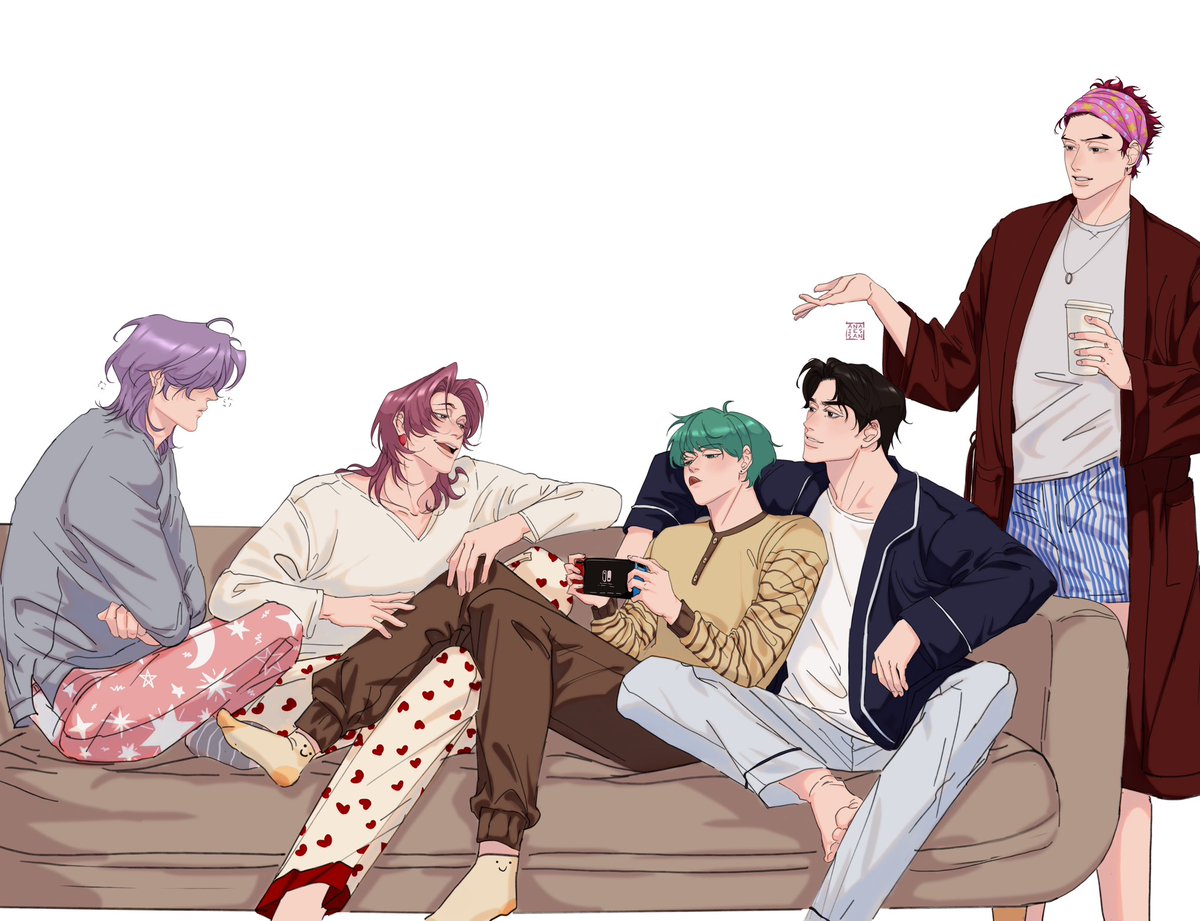 AnaiesSan's tweet image. Pajama party ππ€π©·π©·πβ
.
.
#kdh #kpopdemonhunters #sajaboys #Jinu #Abby #Romance #mystery #BabySaja β
.