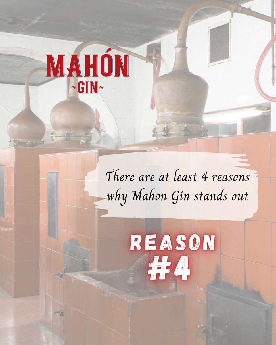 Reason number 4 why MAHON Gin stands out: They use copper stills.

Copper stills are prized for producing exceptional spirits — and at MAHON, the stills are up to 275 years old.

Taste the Difference - MAHON Gin!

Where2 Buy: zurl.co/h5TzU

#mahon #mahongin