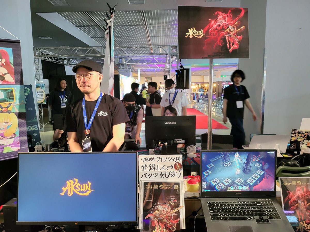 waywaystudio's tweet image. Hey everyone! We are showcasing the newest version of #Aksun at #BitSummit13th Come sheck us out at Booth 1F-D43. Right next to the main stage.
store.steampowered.com/app/3129360/Ak…