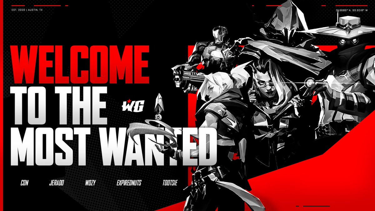 The dust has settled, the cards are dealt, and the posse is picked.

Welcome #MostWantedValorant:

♦️ @tootsiebets
♦️ @jerado_fps
♦️ @expirednuts_
♦️ <a href="/wozy_fps/">wozy</a>
♦️ <a href="/2leaux/">c0n</a>
♦️ <a href="/alekkszuro/">aleks</a> (Manager)