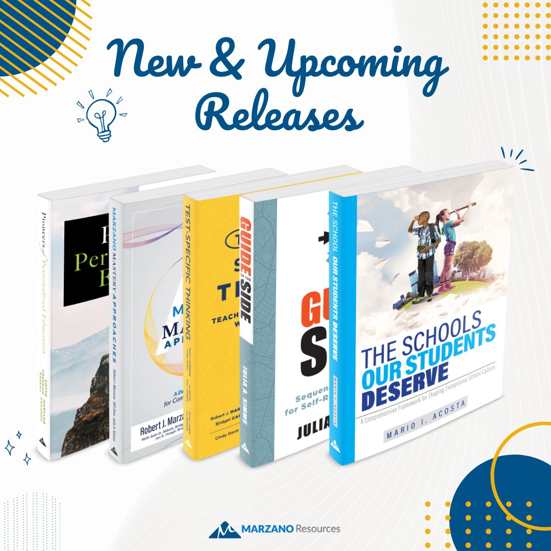 From competency-based education to instruction, our new &amp; upcoming releases deliver critical information designed to elevate learning &amp; teaching.

Which are you adding to your reading list? 👀

📚 bit.ly/3T0Q629

#TeacherDevelopment #EducationBooks #TeachingResources