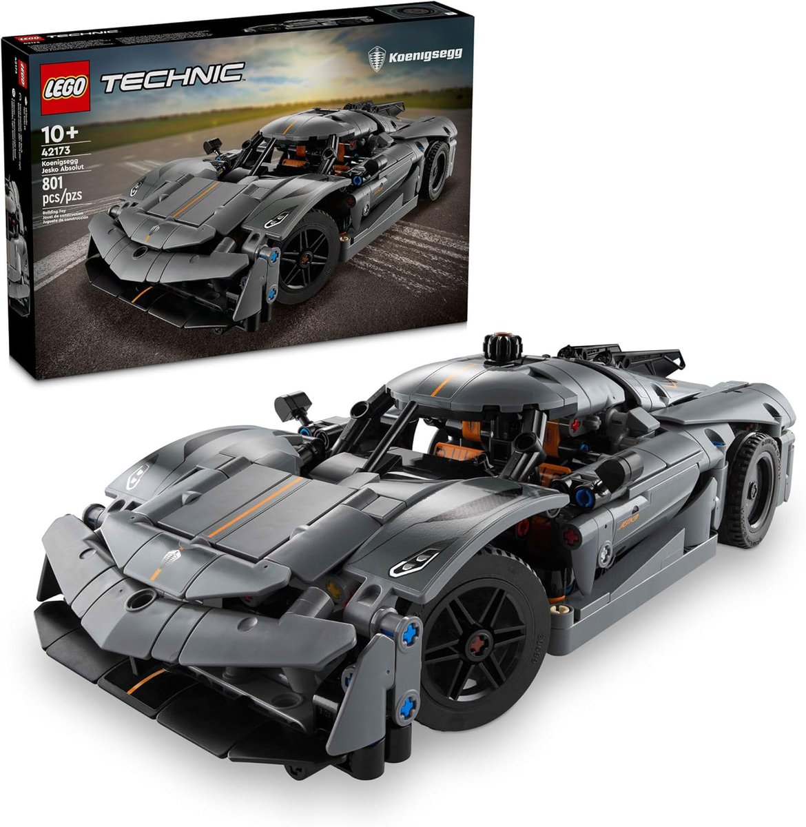 IGNDeals's tweet photo. The LEGO Technic Koenigsegg Jesko Absolut Grey Hypercar set is marked down 20% on Amazon, bringing it down to $39.99 from its $49.99 list: https://t.co/TsXCzBOGSq https://t.co/P0tgzJ9YRt