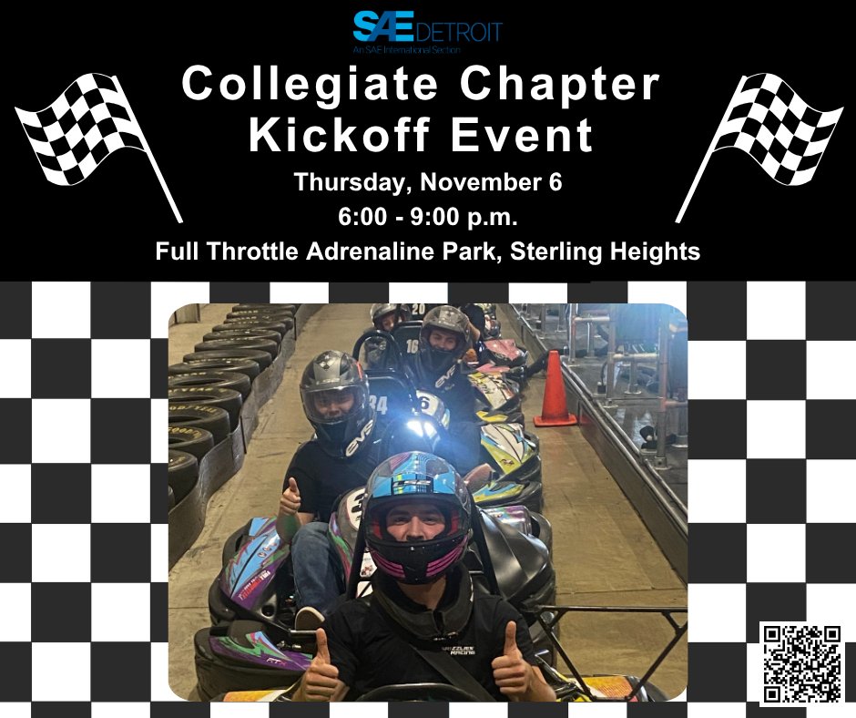Heads up, students! Join us for an evening of racing, speed networking, and pizza. Read more here, ow.ly/p8u150WpYWP.