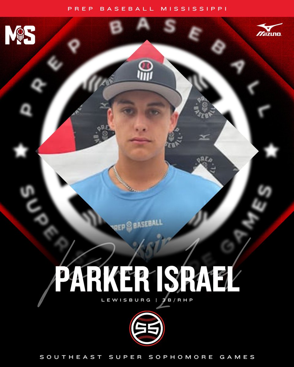 Prep Baseball Mississippi (@prepbaseballms) on Twitter photo #๐๐๐๐๐๐๐: ๐๐ง๐ฏ๐ข๐ญ๐ ๐๐๐๐๐ฉ๐ญ๐๐ โ
+ '28 3B/RHP Parker Israel (<a href="/ParkerFIsrael/">Parker Israel</a>; @TheBurgBBall) is ๐๐๐๐๐๐ ๐๐ ๐ for the inaugural 2025 Southeast Super Sophomore Games on August 2-3 at LakePoint Sports in Emerson, GA.
๐ค: loom.ly/n56wk2U #๐๐๐๐๐๐๐: ๐๐ง๐ฏ๐ข๐ญ๐ ๐๐๐๐๐ฉ๐ญ๐๐ โ
+ '28 3B/RHP Parker Israel (<a href="/ParkerFIsrael/">Parker Israel</a>; @TheBurgBBall) is ๐๐๐๐๐๐ ๐๐ ๐ for the inaugural 2025 Southeast Super Sophomore Games on August 2-3 at LakePoint Sports in Emerson, GA.
๐ค: loom.ly/n56wk2U