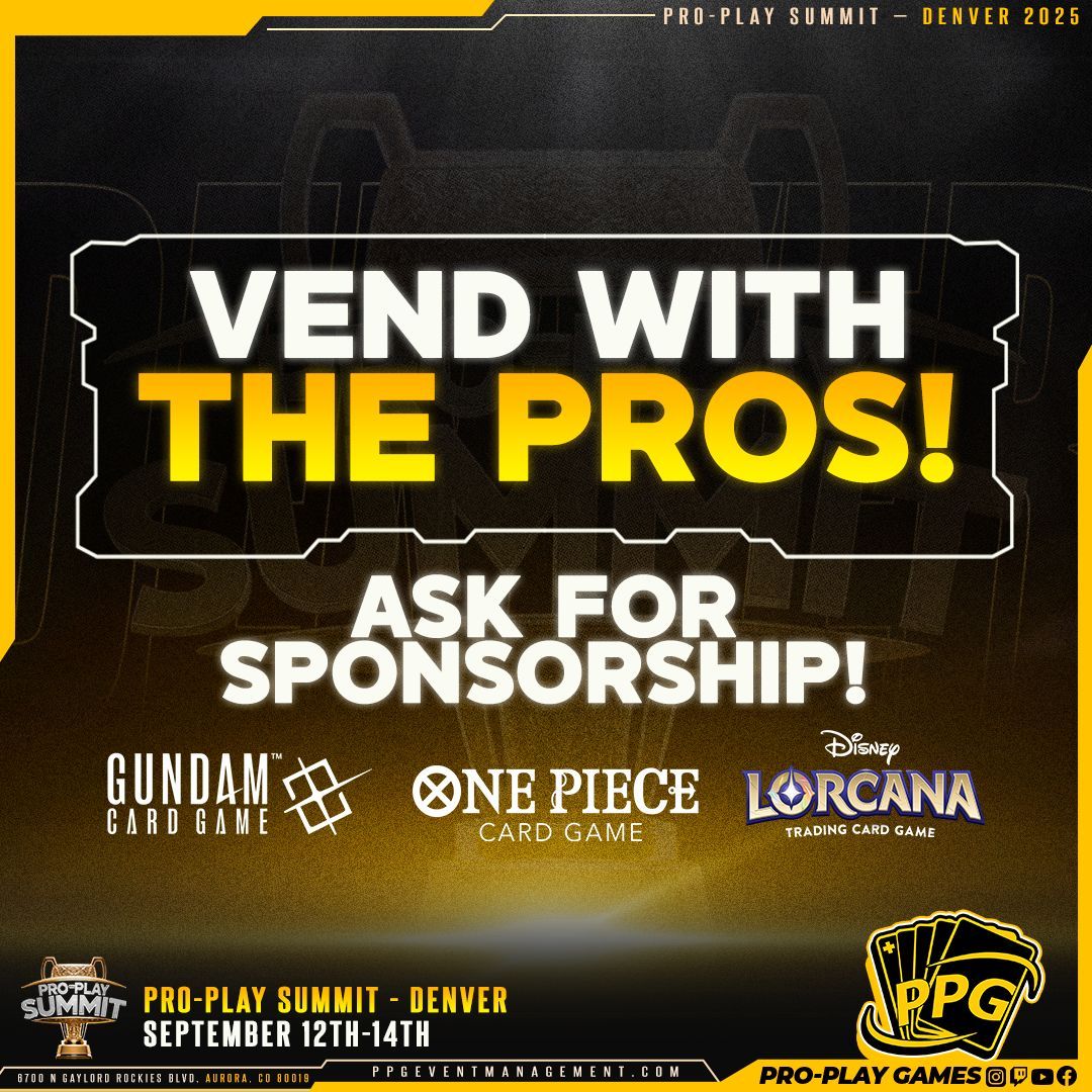 _proplaygames's tweet image. The next stop of the Pro-Play Summit is less than TWO months away and it’s happening at the breathtaking Gaylord Rockies!
Our first Summit welcomed over 1,000 players, and this next one is set to be even bigger — with more space, more attendees, and additional visibility from…
