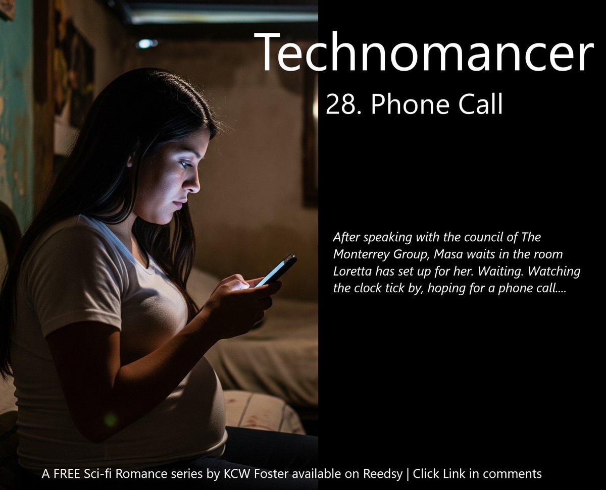 AuthorKcfoster's tweet photo. Technomancer 28: Phone Call

Click the link to read: https://t.co/4bQbmpKe8T

#Dystopian #Dystopianshortstories #weeklyshorts #reedsy #romance #postappocalypsestories #shortstories #shortstorycollection #Blogs #readerscommunity #technomancer #writerscommunity https://t.co/dGMEQ1AQF5